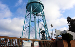 City of El Segundo water tower in el segundo located in southern california