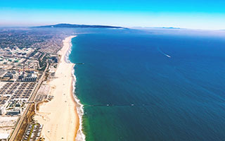 Beautiful coastal beaches in el segundo located in southern california